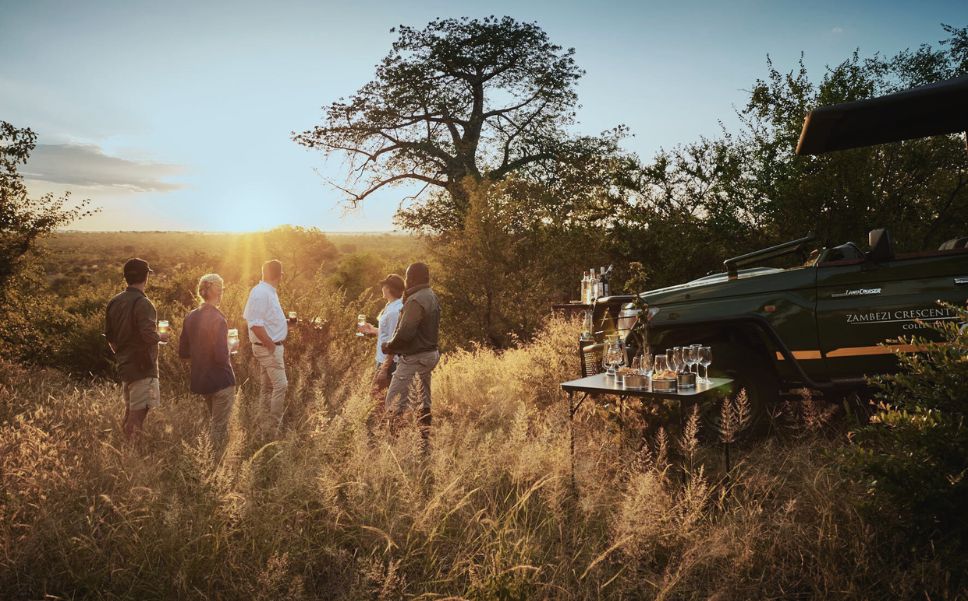 Mother and daughter visit a rhino conservation project.