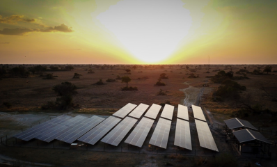 Solar Farm at Xigera Safari Lodge