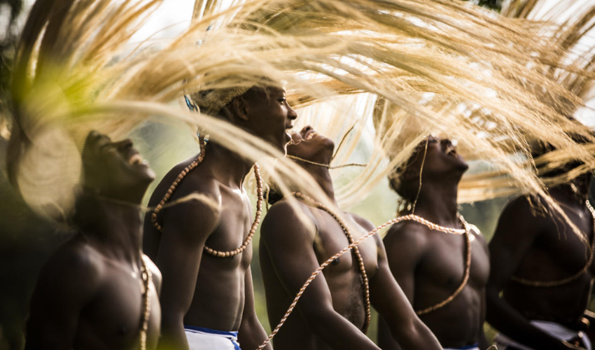 Intore Dancers in Volcanoes National Park